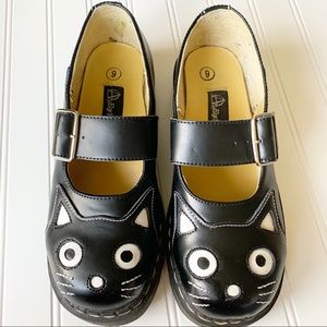 Anarchic By TUK Kitty Cat Face Mary Jane Shoes